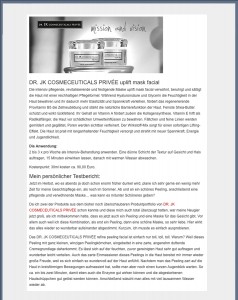 dr.JK-beautyspion oktober 2015 bericht